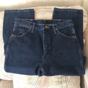 Pair of Wranglers boot cut jeans